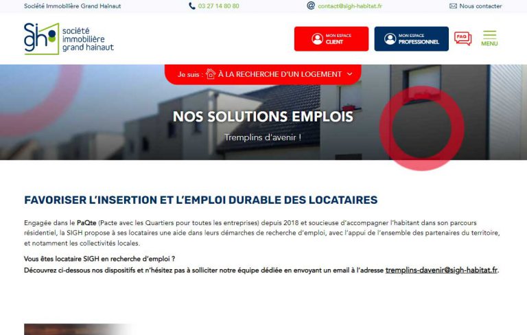 Nos solutions emplois